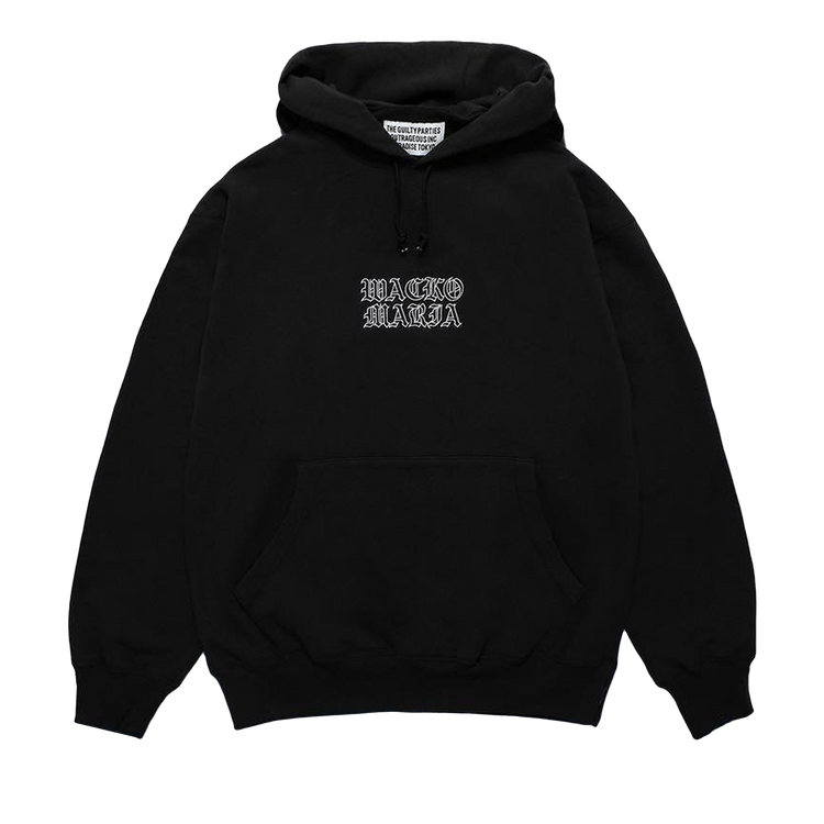 Wacko Maria Middle Weight Pullover Hoodie (Type-2) "Black"