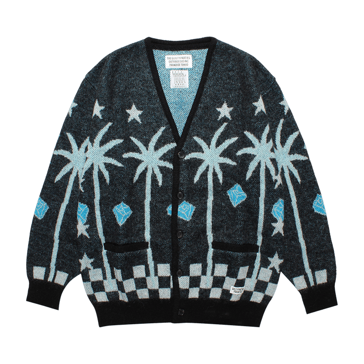 Wacko Maria Mohair Cardigan (Type-3) "Black"
