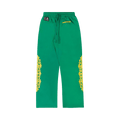 Chrome Hearts Floral Mesh Jersey Pants "Green/Gold"