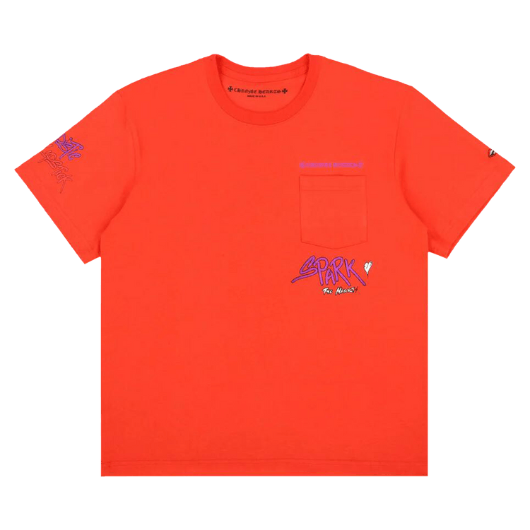Chrome Hearts Matty Boy Spark Sick Heart Tee "Red"