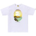 BAPE A Rising Bape Photo Tee "White"