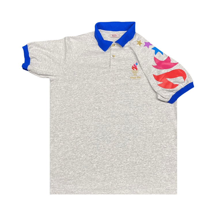 Vintage Atlanta Summer Olympics Polo "Grey"
