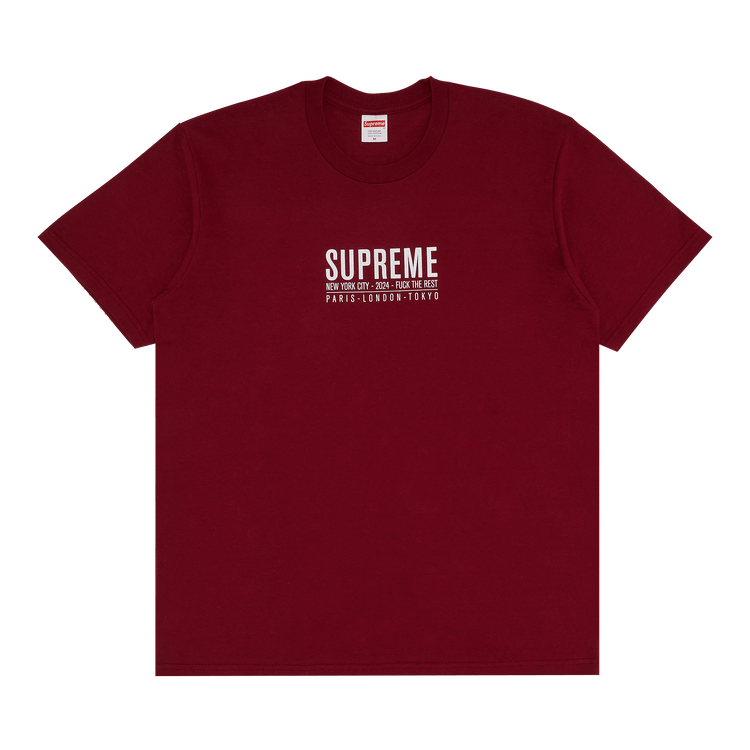 Supreme Paris Tee "Cardinal"