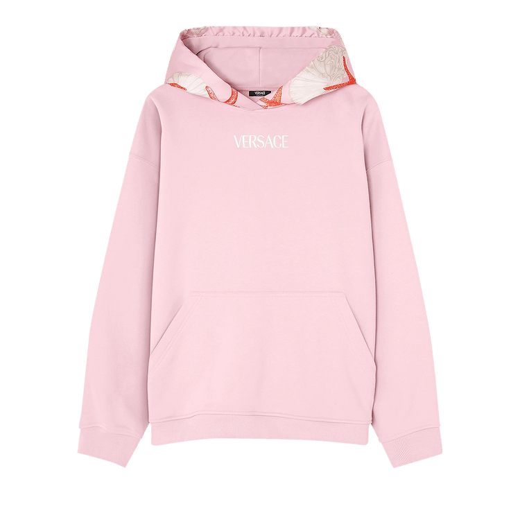 Versace LA Print Logo Hoodie "Dusty Rose"
