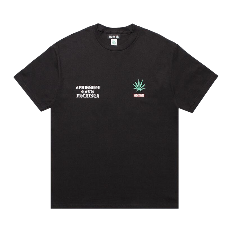 Wacko Maria x HIGH TIMES Crewneck T-Shirt "Black"