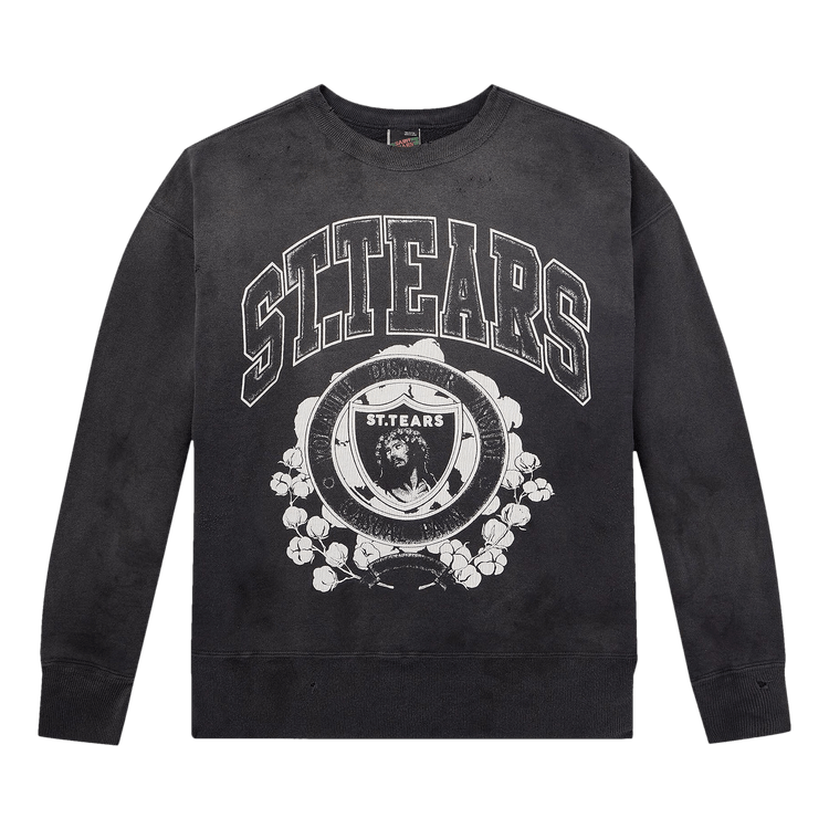 SAINT Mxxxxxx Saint Tears Crewneck Sweatshirt "Black"