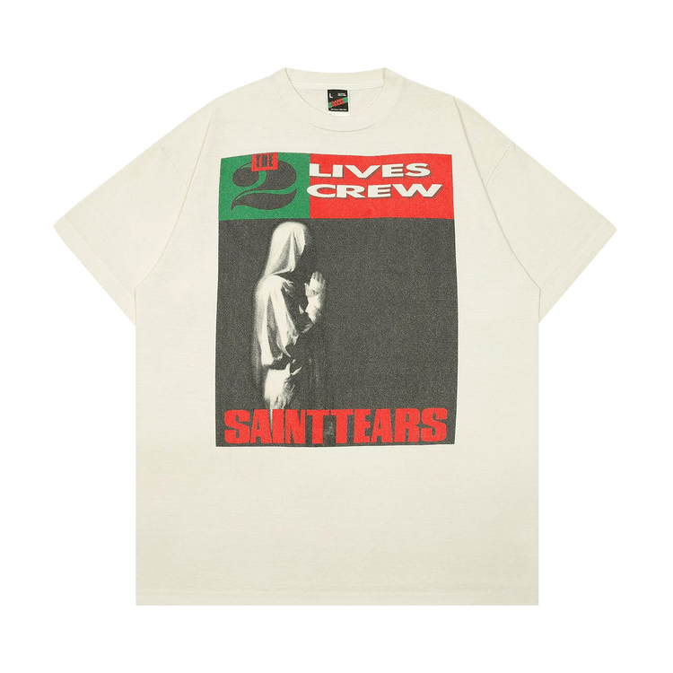 SAINT Mxxxxxx Lives Crew Short-Sleeve Tee "White"