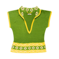 Bode Wellfleet Jacquard Top "Green"