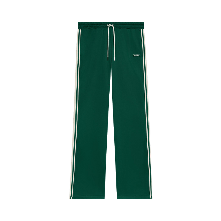CELINE Tracksuit Pants "Bottle Green/Off White"
