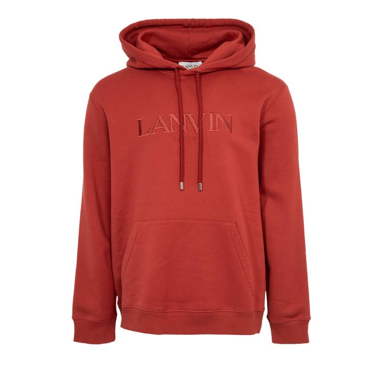 Lanvin Logo Hoodie "Turkish Red"