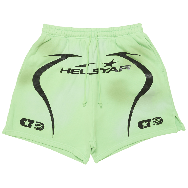 Hellstar Warm Up Shorts "Neon Green"