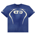 Hellstar Warm Up T-Shirt "Blue"