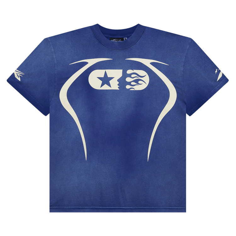 Hellstar Warm Up T-Shirt "Blue"