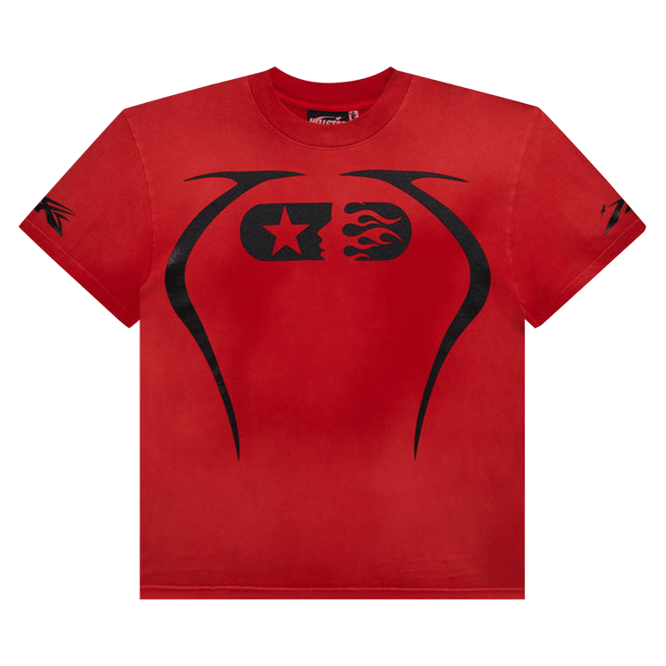 Hellstar Warm Up T-Shirt "Red"