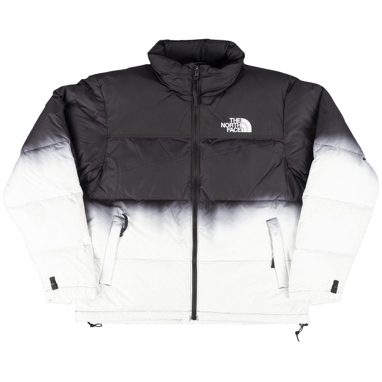 The North Face Dip Dye 1996 Retro Nuptse Jacket "Black/White"