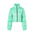 The North Face Cropped Nuptse Jacket "Chlorophyll Green"