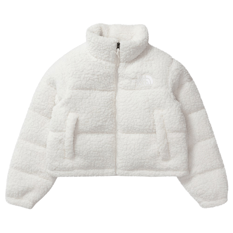 The North Face High Pile Nuptse Jacket "White"