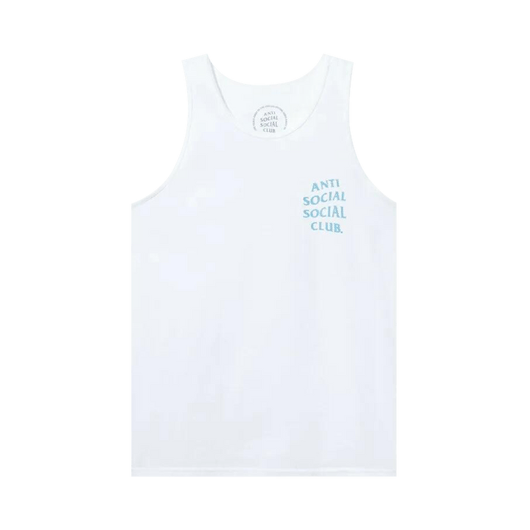Anti Social Social Club Goodbye Summer Tank Top "White"