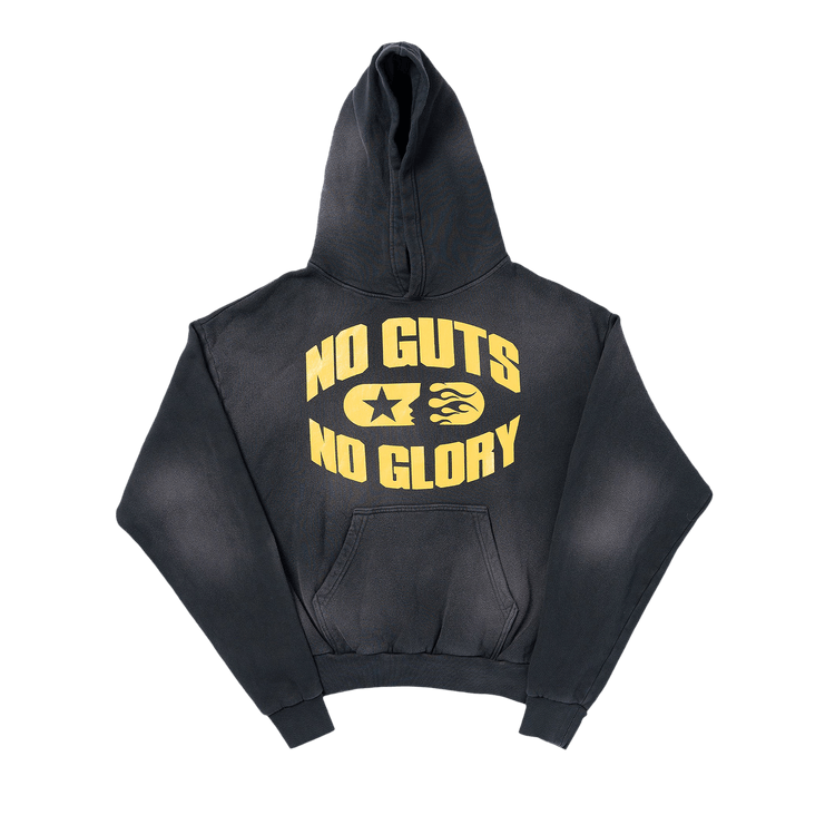 Hellstar No Guts No Glory Hoodie "Washed Black"