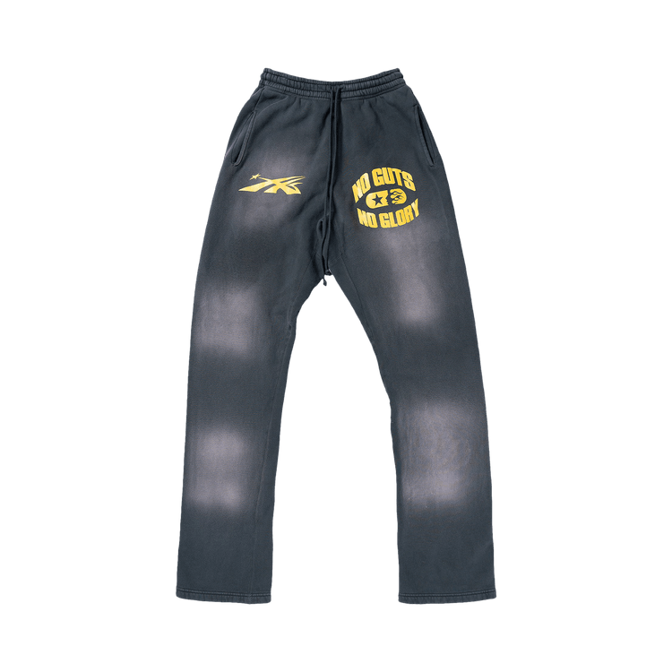 Hellstar No Guts No Glory Sweatpants "Washed Black"