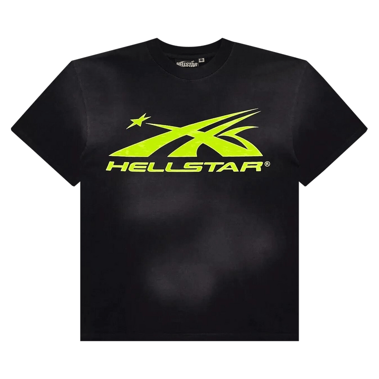 Hellstar Classic Tee "Black/Neon Green"
