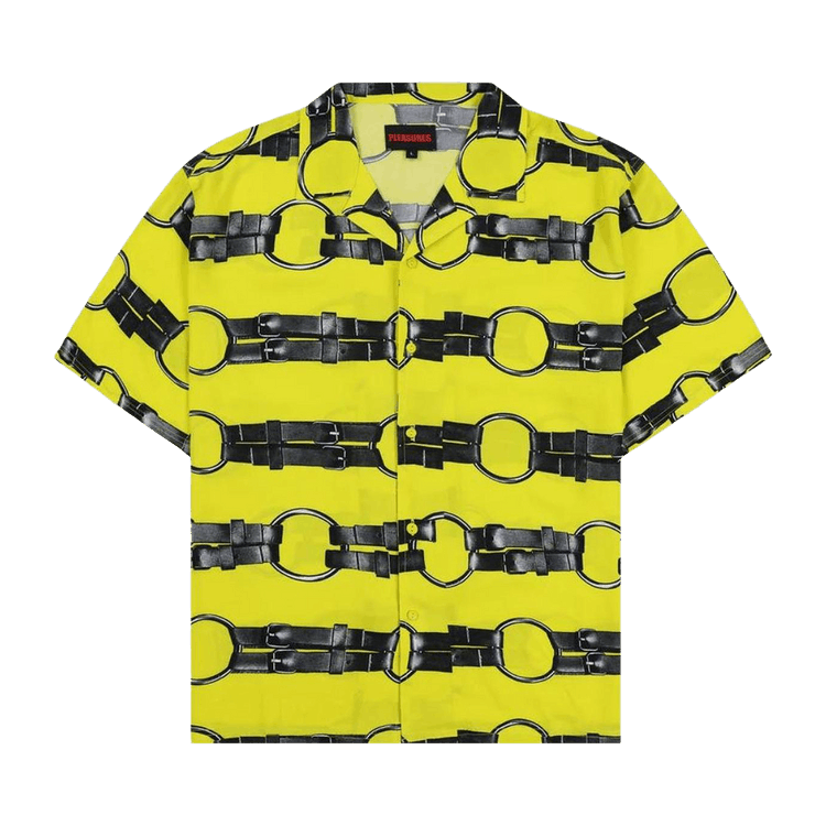 Pleasures Straps Button Down "Yellow"