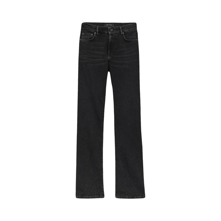 PURPLE BRAND Slim Straight Cut Out Jeans "Black"
