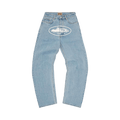 Corteiz Alcatraz Baggy Jeans "Stonewash"