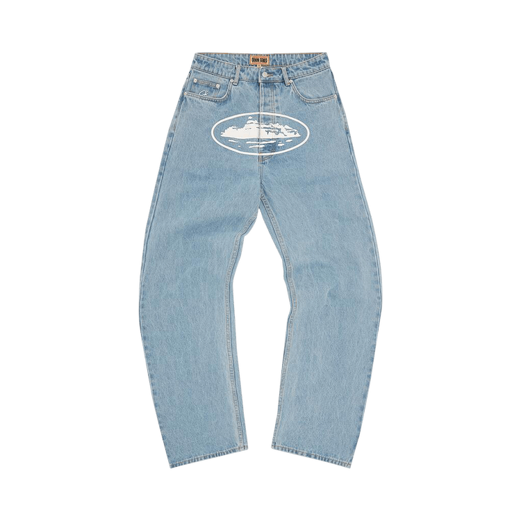 Corteiz Alcatraz Baggy Jeans "Stonewash"