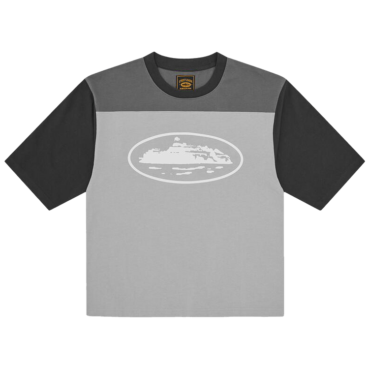 Corteiz Alcatraz Heavyweight Varsity Jersey "Grey"
