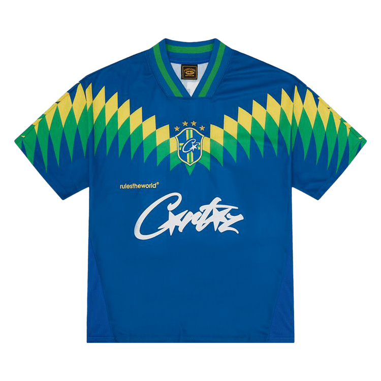 Corteiz Club America Jersey Brasil "Blue"
