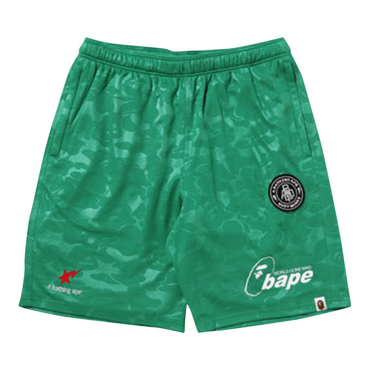 BAPE Soccer Game Shorts "Green"