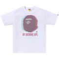 BAPE Glitch Art By Bathing Tee "White"