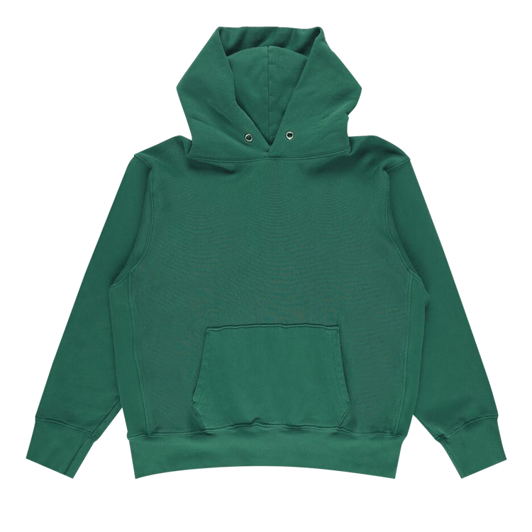 Les Tien Cropped Hoodie "Washed Verde"