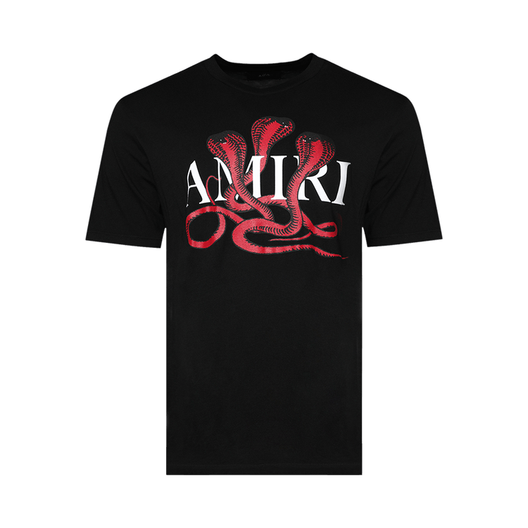 Amiri Snake Tee "Black/Red"