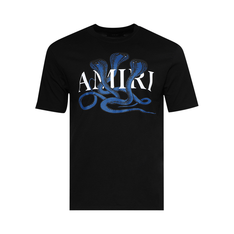 Amiri Snake Tee "Black/Blue"