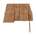 The Attico Fay Mini Skirt "Cachi"