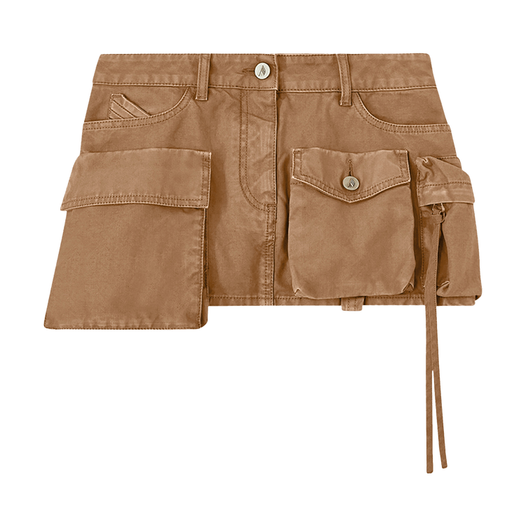 The Attico Fay Mini Skirt "Cachi"