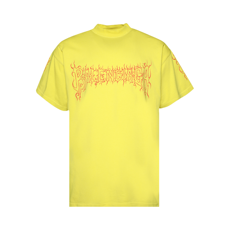 Balenciaga Oversized T-Shirt "Yellow/Red"