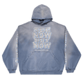 Balenciaga Large Fit Hoodie "Washed Blue"