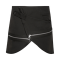 Courrèges Mini Skirt "Mud Brown"
