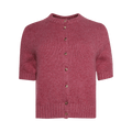 Khaite Nora Cardigan "Amaranth"