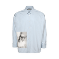 Lanvin Chemise Ample Imprimé Archives "Blue"