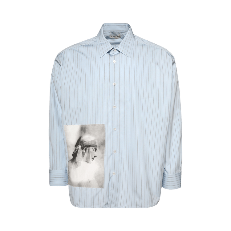 Lanvin Chemise Ample Imprimé Archives "Blue"