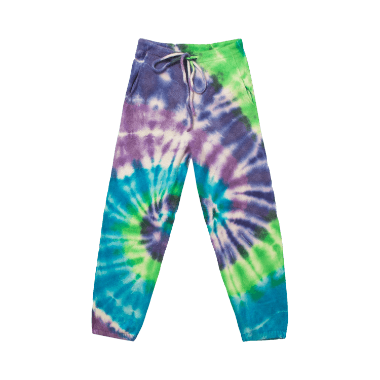 The Elder Statesman Mordechai Swirl Sweatpants "Ivory"