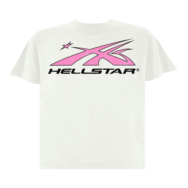 Hellstar Sport Logo T-Shirt "White/Pink"