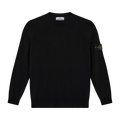 Stone Island Logo Patch Crewneck Jumper "Black"