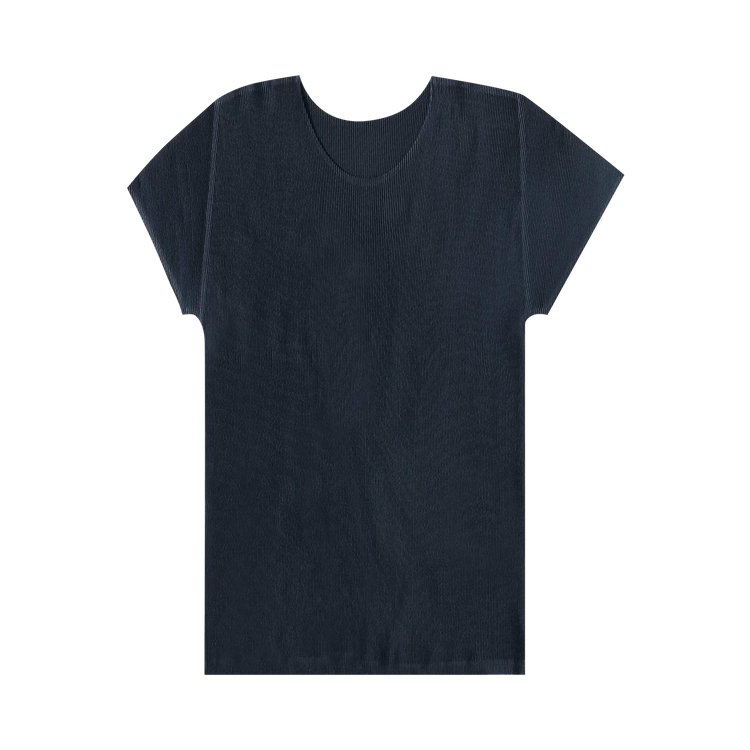 Pleats Please Issey Miyake Mist April Shirt "Dark Navy"