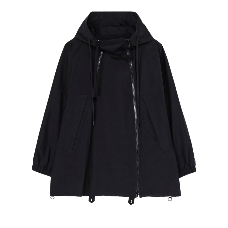 Yohji Yamamoto Regulation Double Zip Hoodie "Black"