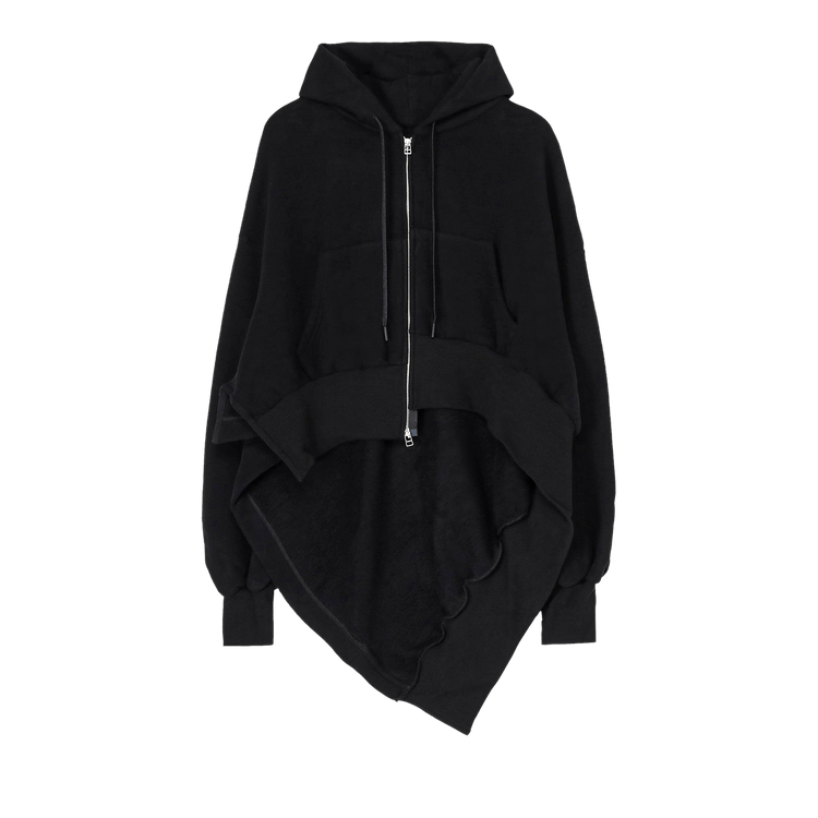 Yohji Yamamoto Regulation Unbalance Hoodie "Black"